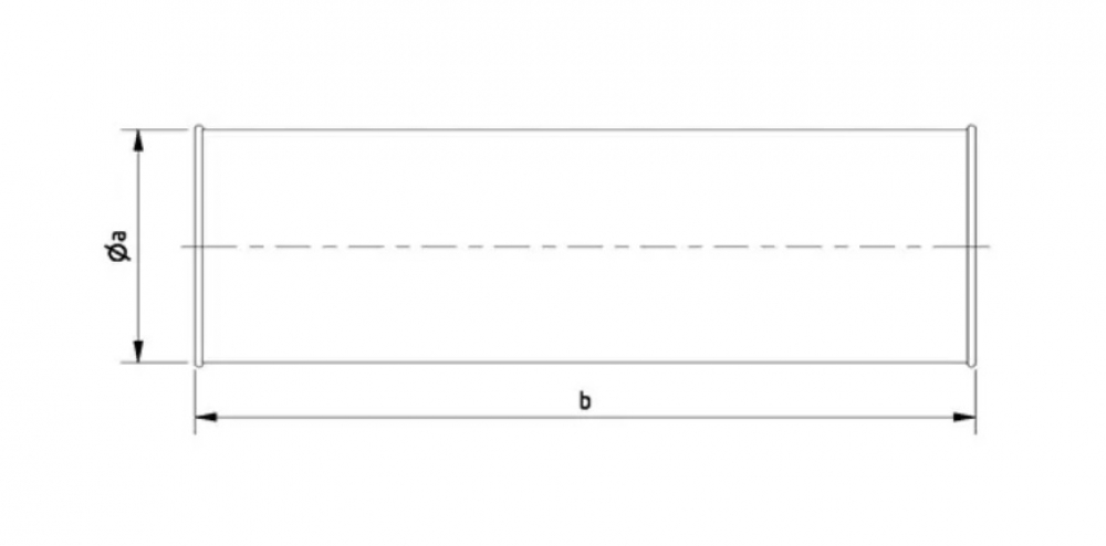 Verlängerungsrohr DN 300 inkl. Schnellverbinder von Schmelzer zur Verlängerung von Belüftungsrohren